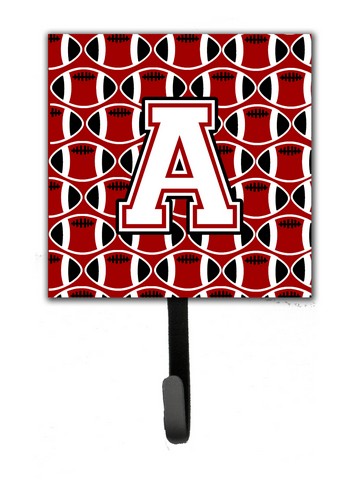 Picture of Carolines Treasures CJ1082-ASH4 Letter A Football Cardinal & White Leash or Key Holder