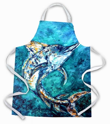 Picture of Carolines Treasures MW1243APRON American Marlin Apron