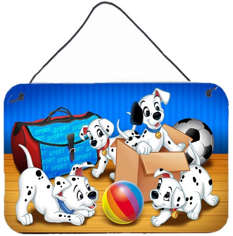 APH9058DS812 Dalmatians Playing Ball Wall or Door Hanging Prints
