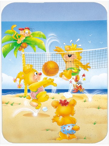 APH0389MP Bears Playing Volleyball Mouse Pad, Hot Pad or Trivet - 7.75 x 0.25 x 9.25 in.