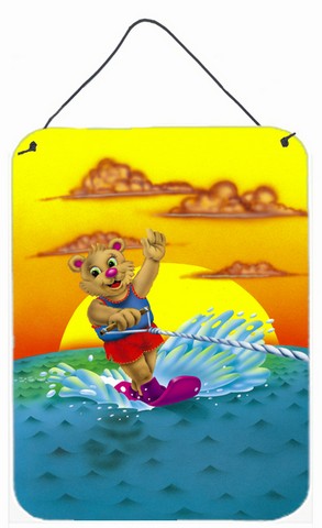 Teddy Bear Water Skiing Wall or Door Hanging Prints