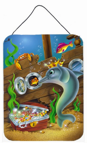Dolphins Treasure Chest Wall or Door Hanging Prints