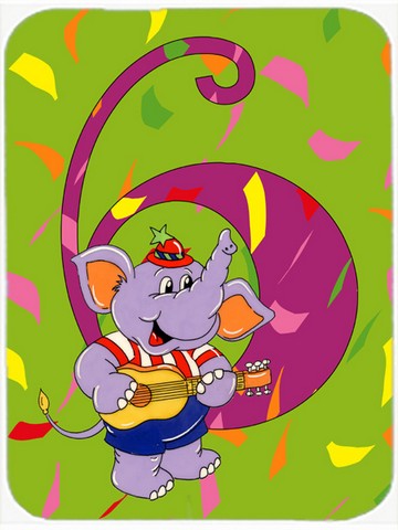 Picture of Carolines Treasures APH2164LCB Happy 6th Birthday Age 6 Glass Cutting Board, Large