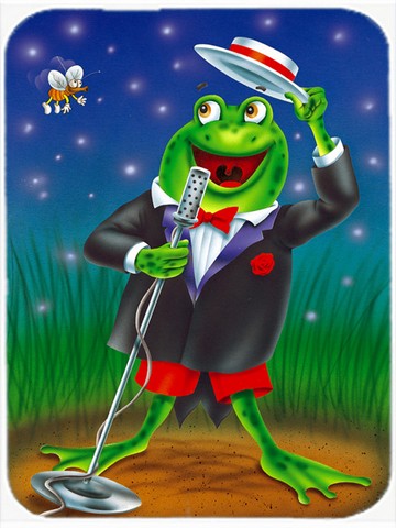 Picture of Carolines Treasures APH0523LCB Frog Comedy Routine Glass Cutting Board, Large