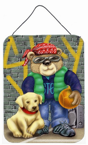 Teddy Bear & His Lab Wall or Door Hanging Prints