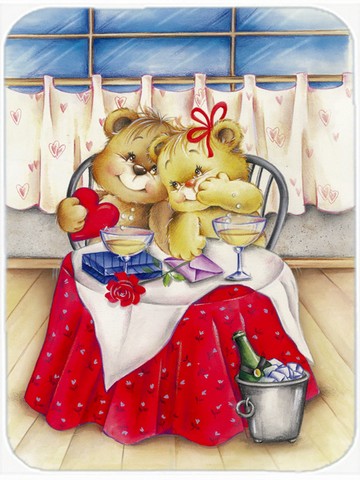 Picture of Carolines Treasures APH0926LCB Teddy Bears in Love Valentines Day Glass Cutting Board, Large