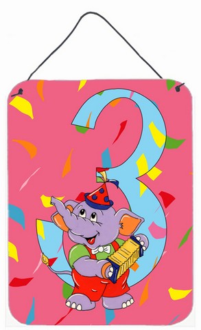 Happy 3rd Birthday Age 3 Wall or Door Hanging Prints