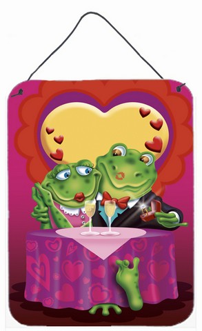 Frog Valentines Day Date Wall or Door Hanging Prints