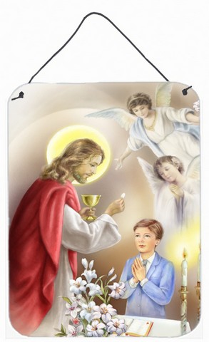 First Communion Boy Wall or Door Hanging Prints