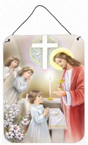 First Communion Girl Wall or Door Hanging Prints