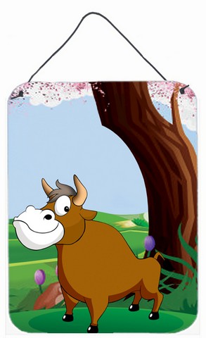 Bull Under the Tree Wall or Door Hanging Prints