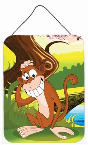 Monkey Under the Tree Wall or Door Hanging Prints