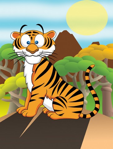 Tiger Flag Garden Size