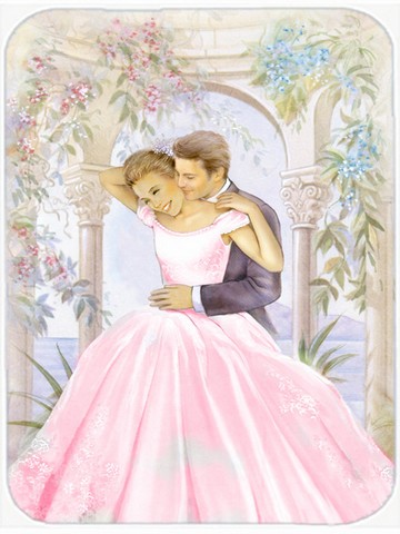 Picture of Carolines Treasures APH8293LCB Romantic Couple Kiss Glass Cutting Board, Large