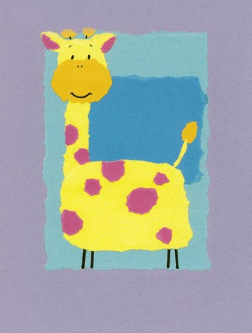 APH8333GF Giraffe Flag Garden Size