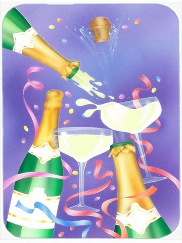 Picture of Carolines Treasures APH8555LCB Celebrate New Years Toast Glass Cutting Board, Large