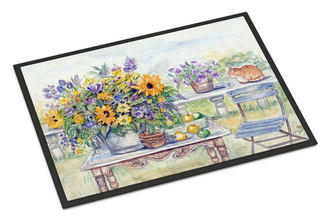 APH3566JMAT Patio Bouquet of Flowers Indoor or Outdoor Mat, 24 x 36 in.