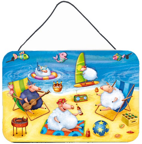 Party Pigs on the Beach Wall or Door Hanging Prints