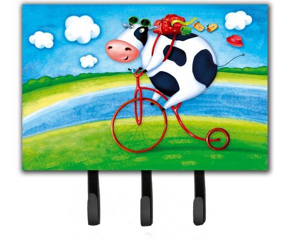 APH0076TH68 Cow Riding Bicycle Leash or Key Holder