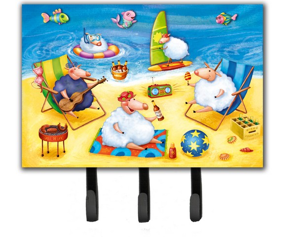 Party Pigs on the Beach Leash or Key Holder