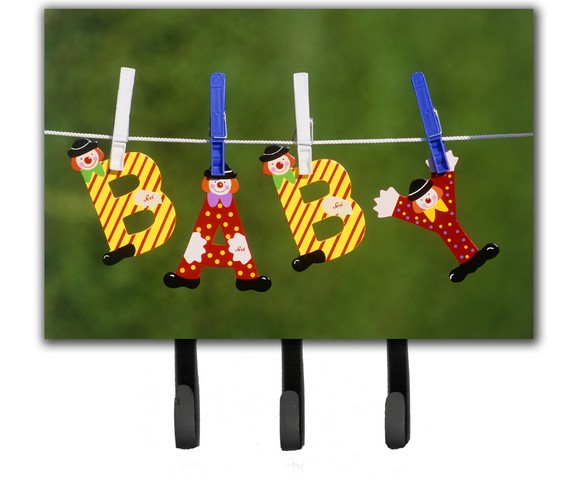APH5091TH68 New Baby Clown Clothesline Leash or Key Holder