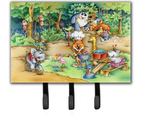 APH6821TH68 Animals at a Picnic Leash or Key Holder
