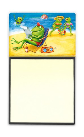 Frogs on the Beach Sticky Note Holder