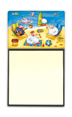 Party Pigs on the Beach Sticky Note Holder