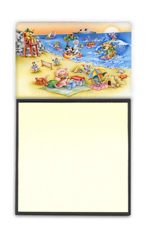 Animals Swimming at the Beach Sticky Note Holder