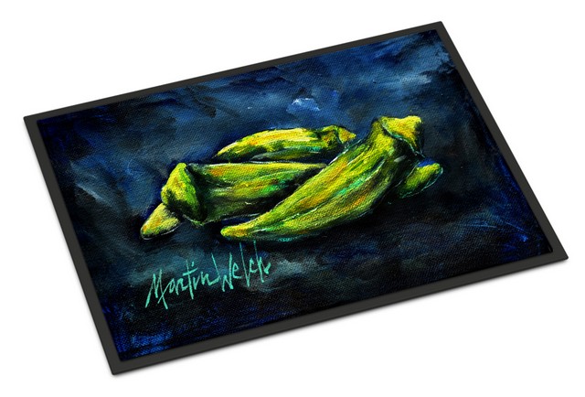 Okra Bleu Indoor or Outdoor Mat - 24 x 36 in.