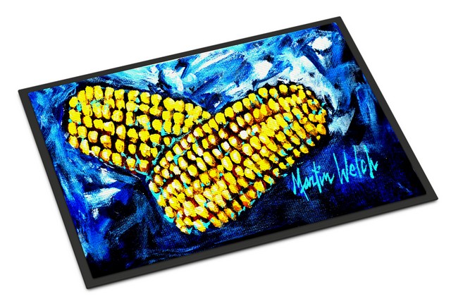 Two Corn Please Indoor or Outdoor Mat 24 x 36 in.