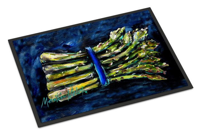 Asperagus Blew Indoor or Outdoor Mat, 18 x 27 in.