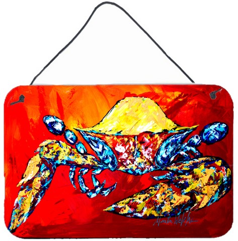 Bring it on Crab in Red Wall or Door Hanging Prints