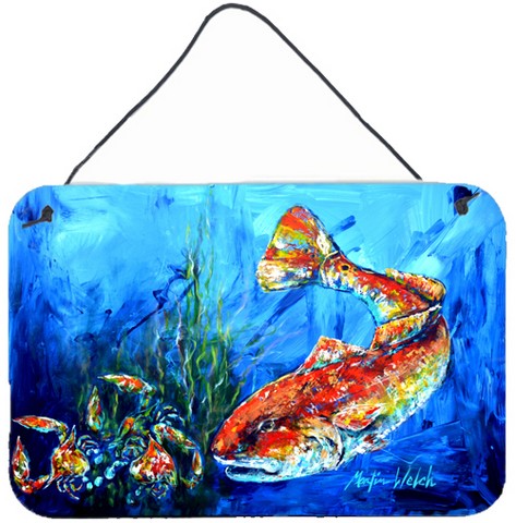 Scattered Red Fish Wall or Door Hanging Prints