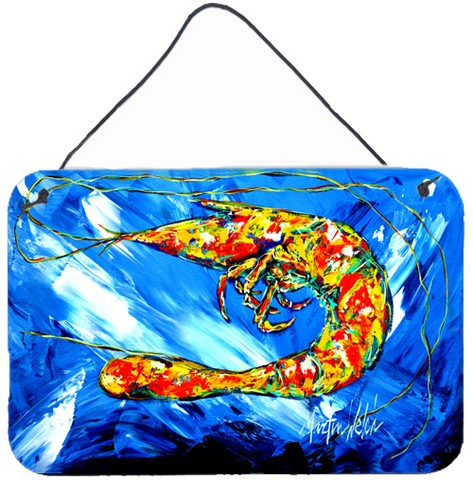 Ice Blue Shrimp Wall or Door Hanging Prints