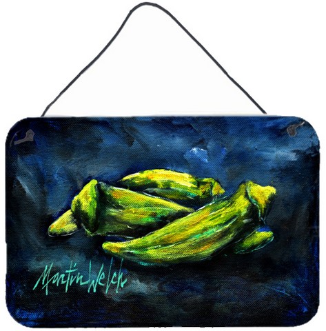 Okra Bleu Wall or Door Hanging Prints