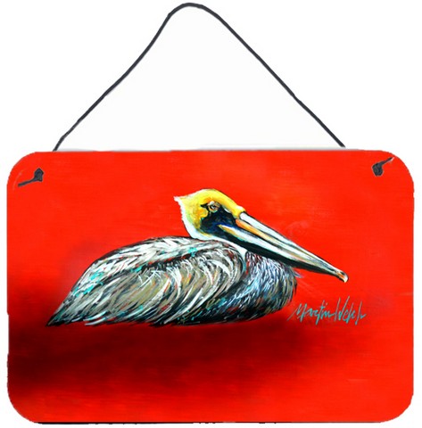MW1232DS812 Sitting Brown Pelican Wall or Door Hanging Prints