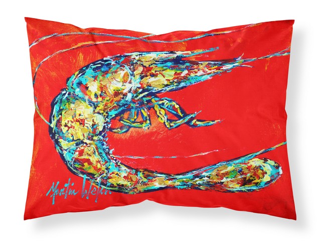 Shrimp Boil Fabric Standard Pillowcase