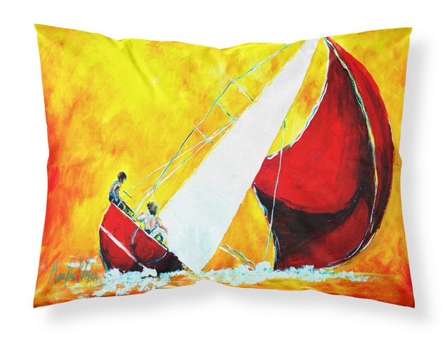 MW1211PILLOWCASE Sailboat Break Away Fabric Standard Pillowcase
