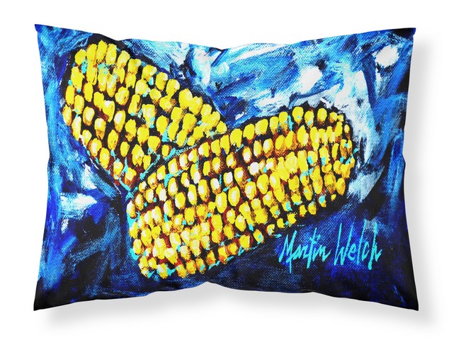Two Corn Please Fabric Standard Pillowcase