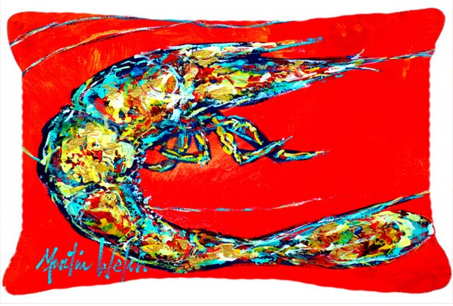 Shrimp Boil Fabric Decorative Pillow