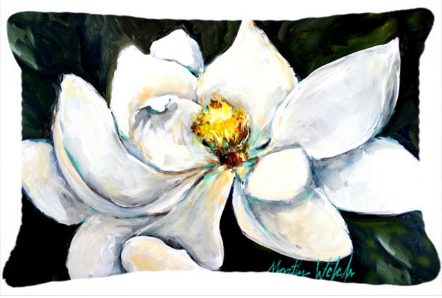 Sweet Magnolia Fabric Decorative Pillow
