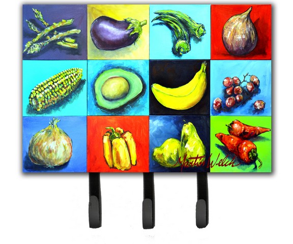 Mixed Fruits & Vegetables Leash or Key Holder