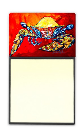 Bring it on Crab in Red Sticky Note Holder