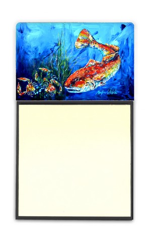 Scattered Red Fish Sticky Note Holder
