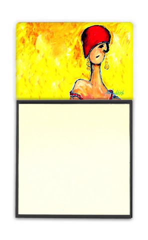 Azalines Earrings Lady Sticky Note Holder