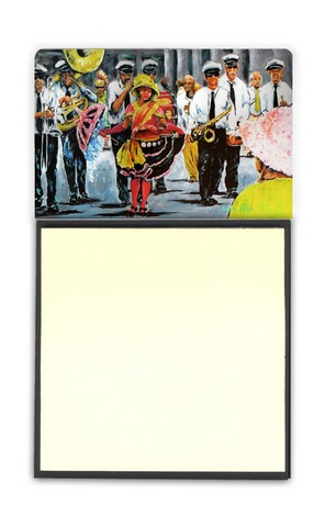 Dancing in the Streets Mardi Gras Sticky Note Holder