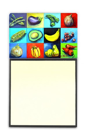 Mixed Fruits & Vegetables Sticky Note Holder