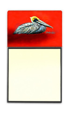 Sitting Brown Pelican Sticky Note Holder