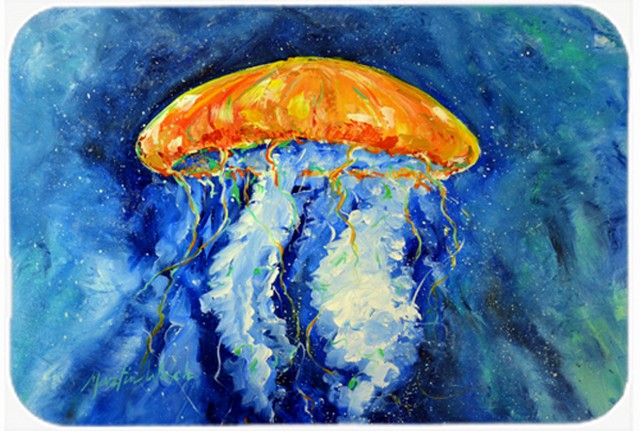 Calm Water Jellyfish Mouse Pad, Hot Pad or Trivet